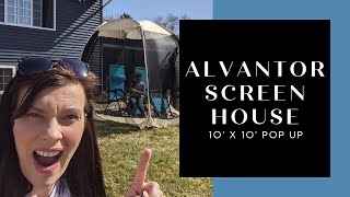 Alvantor Screen House Room Instant Pop Up Tent - Complete Set up and Take Down