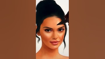 Drawing a realistic women portrait in procreate 😮#shorts #procreate #digitalart #tiktok #viralshorts