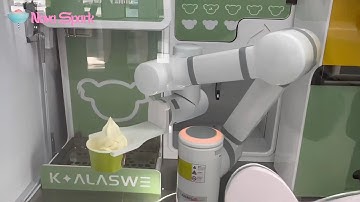 NEW! 2025 Robotic Ice Cream Vending Machine #RoboticIceCream