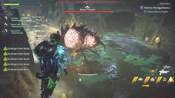 Anthem more than 1 million damage/shot on Swarm Tyrant FASTEST KILL