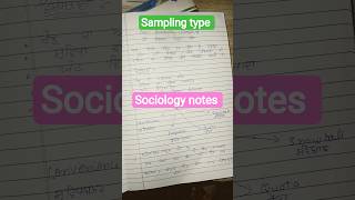 #sampling #types #sociology
