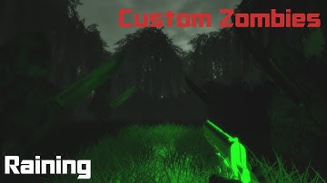 Custom Zombies - Raining (Undead Alley) SOLO