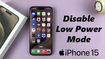 How To Turn Off Power Saving Mode On iPhone 15 & iPhone 15 Pro