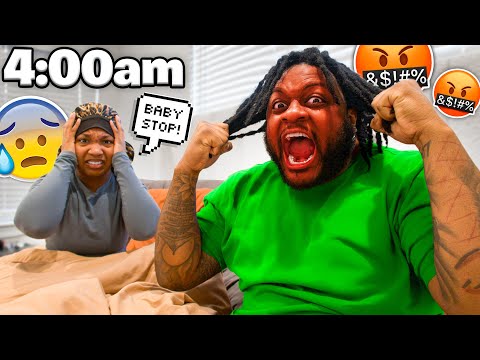 Throwing A Temper Tantrum AT 4AM To See My Girlfriend Reaction