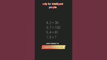 IQ Test For Genius Only - How Smart Are You? #shorts
