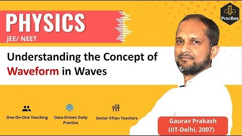 Understanding the Concept of Waveform in Waves by Gaurav Prakash (IIT Delhi), JEE & NEET Physics