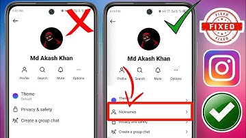How To Fix instagram chat Nickname Option Not Showing Problem (2025) || Nickname Not Showing