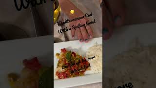 Mediterranean Cod with a Sicilian twist!  Made a nice lil yummy dinner tonight keep eye for the drop
