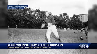 He helped change this program Jimmy Joe Robinson Pitt s first Black football player former