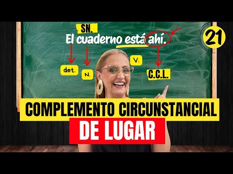 Qué es el COMPLEMENTO Circunstancial de LUGAR con EJEMPLOS | Gramática | La profe Mónica