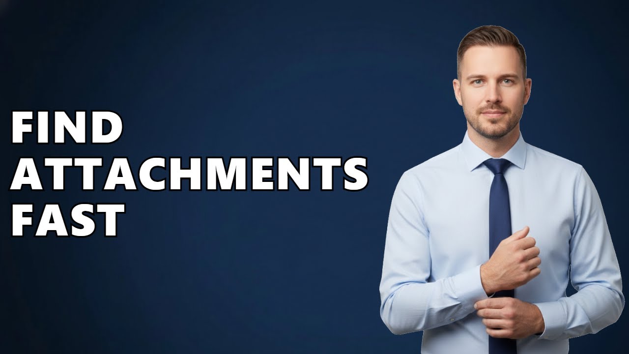 How To Find Attachments In Outlook Email Chain?