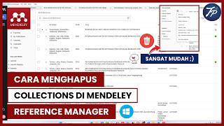 How to Delete Collections in Mendeley Reference Manager screenshot 3