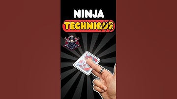 Ninja Technique of Card Throwing🥷🗡️#shorts #diy #ninjaweapons #cardthrowing #cardtrick #origami