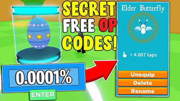 SECRET SPACE 2X OP PET Codes In TAPPING SIMULATOR! Roblox