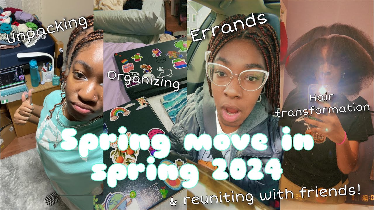 Spring Move In MY COLLEGE SPRING MOVE IN 2024 - YouTube