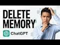 How to Delete Memory in ChatGPT