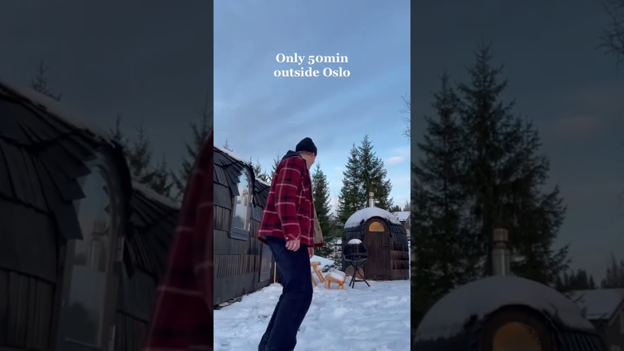 Unique accommodation only 30min outside Oslo! 🇳🇴