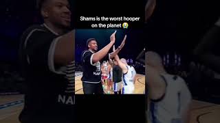 Shams is the worst hooper I've ever seen 😂 Details