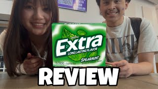 EXTRA SPEARMINT GUM REVIEW | ft. Michelle