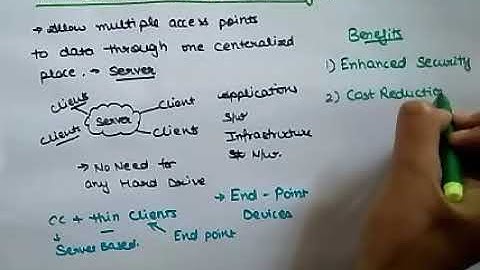 Thin Client in Cloud Computing|Part 2 |Cloud computing|Lec 69|Ankita Sood