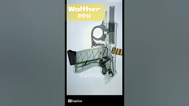 🕴️ Walther PPK 🇩🇪 | The Spy Gun That Became a Legend 🔫 #militaryhistory #usa