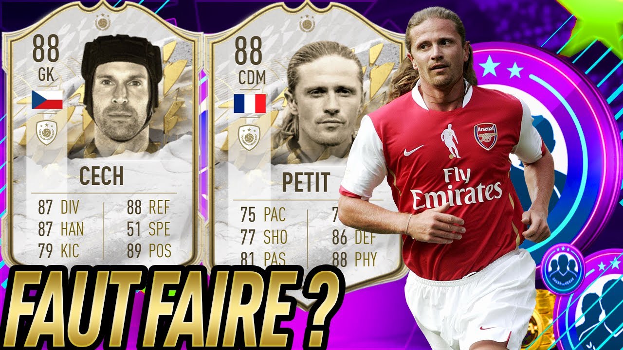 FIFA 22 : AVIS SBC { EMMANUEL PETIT  88 } +{ PETR CECH  88} MID ICON  !! FAUT FAIRE OU PAS ?