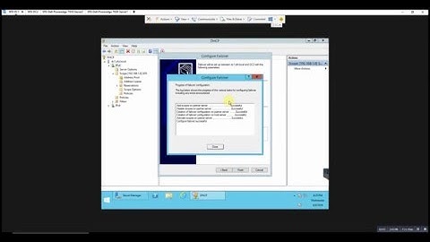 Configuring DHCP Failover in Windows Server 2012 R2