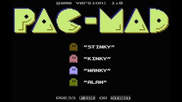 Atari 8-Bit Game Play, Pac-Mad