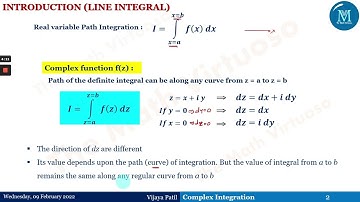 Complex Integration | Line Integral | Introduction