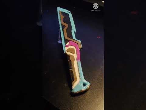 1분안에 발로란트 글리치팝 단검 만들기