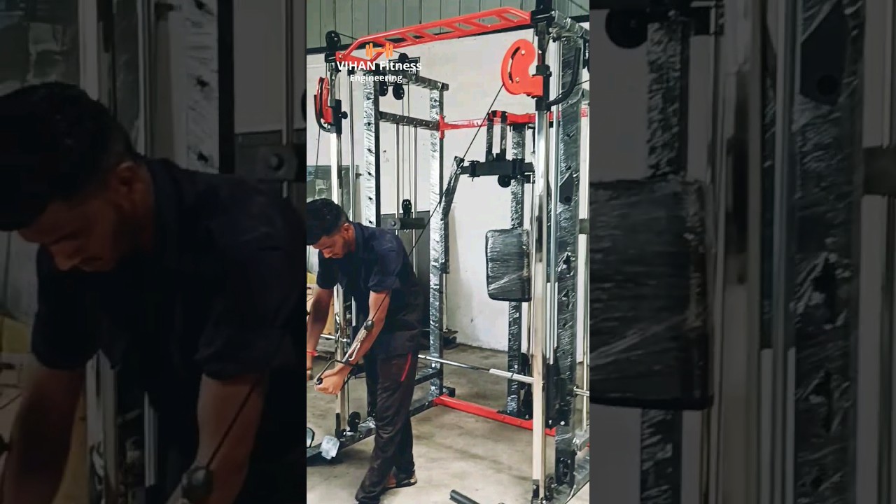 Functional Trainer with Smith Peck Fly And Adjustable Super Bench |