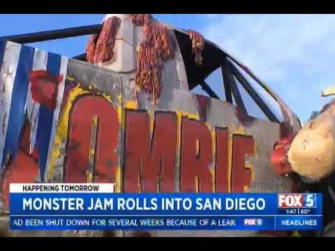 Monster Jam - FOX5 San Diego 1.5.23 - YouTube