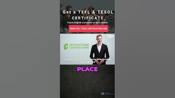 TEFL and TESOL Certificate
