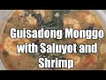 Guisadong Monggo with Shrimp and dry Saluyot  Pinoy Style/Buhay nang Pinoy sa Germany