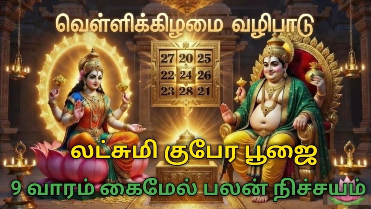 💰வெள்ளிக்கிழமை குபேர யந்திர பூஜை|செல்வம் பெருக வழி|Friday Kubera Yantra Pooja for Money Attraction