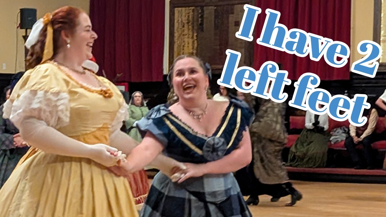 Мы были на викторианском балу — у меня две левые ноги, и они надеты задом наперёд!