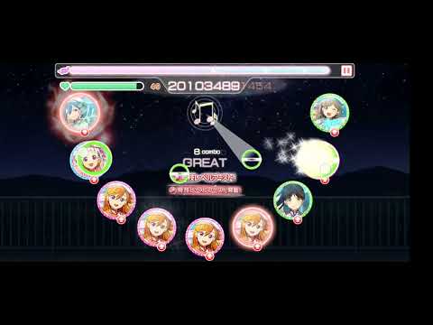[SIF]  Aqours (CYaRon!) - サクラバイバイ  (MASTER)