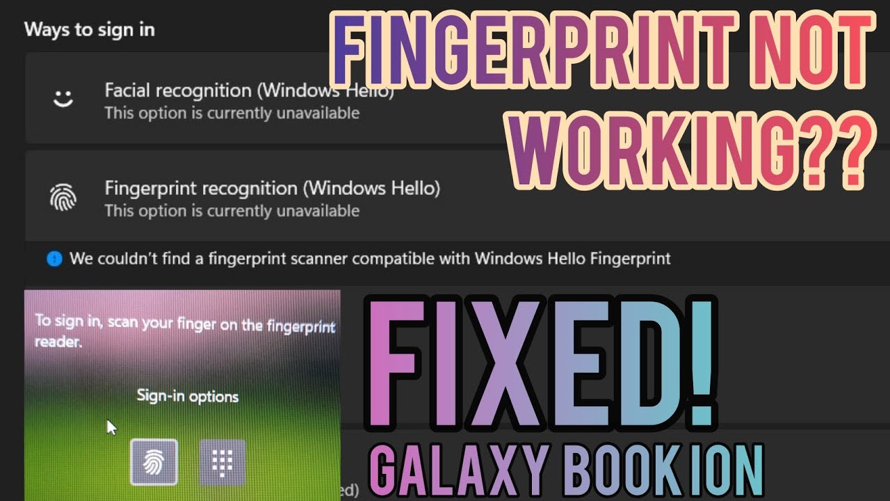 11 Fixes for Windows Hello Fingerprint Option Unavailable or Not