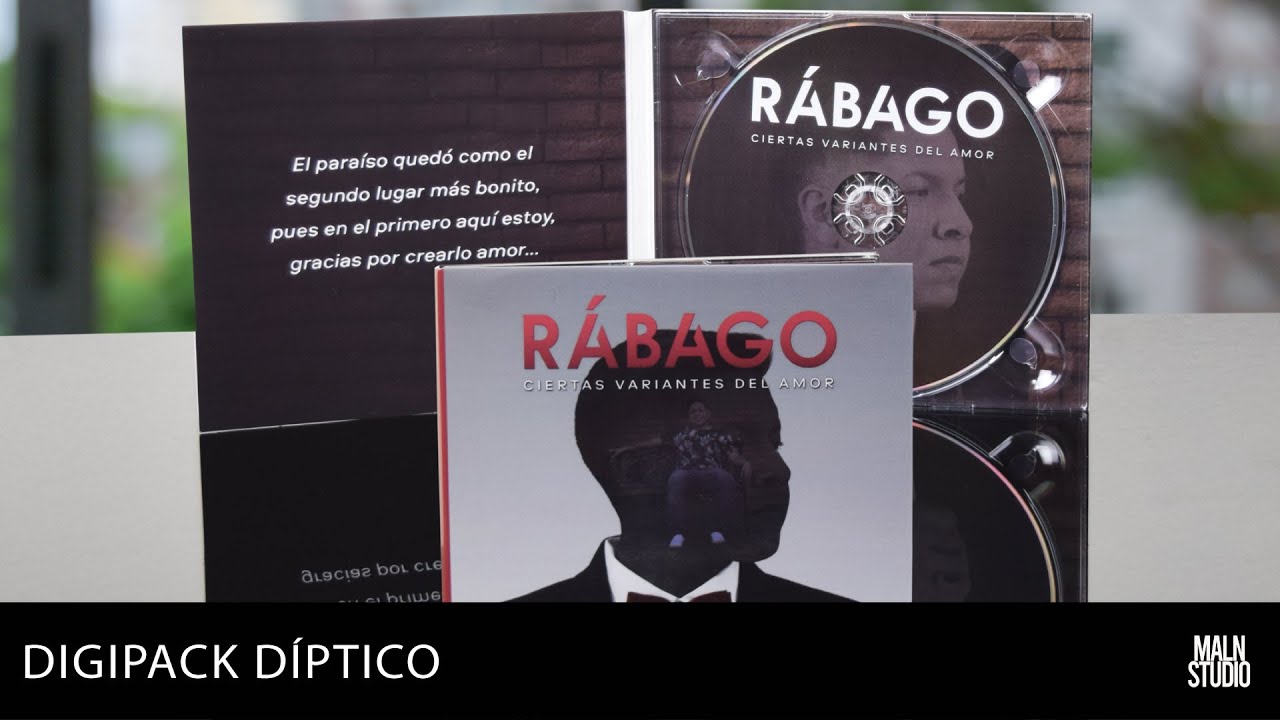 Maquila de CD Digipack Díptico | MALN STUDIO
