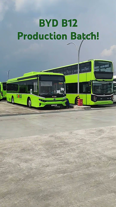 Exploring the BYD B12 production batch of buses! #singapore #publictransport #bus #byd #symphony
