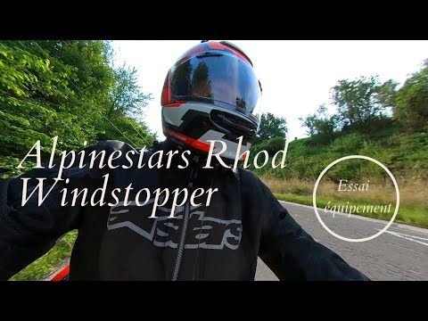 Alpinestars Rhod Windstopper Hoodie, le streetwear moto.