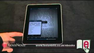 LexisNexis eBooks Demo - IPad