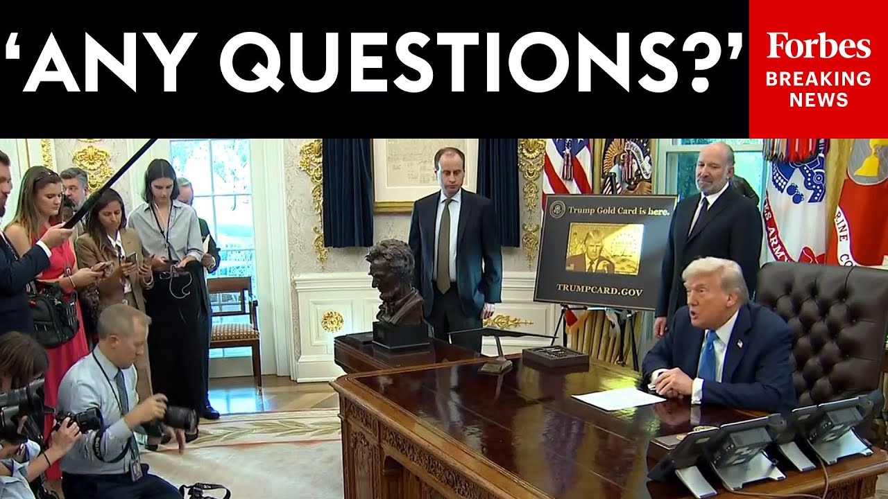 BREAKING NEWS: Trump Takes Questions From Reporters In The Oval Office After CR Fails In The Senate