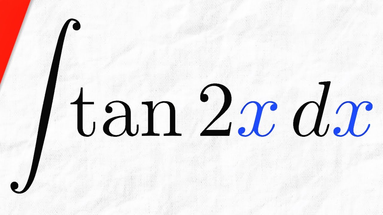 Integral Of Tan 2x With U substitution Calculus 1 Exercises YouTube integral-of-tan-2x-with-u-substitution-calculus-1-exercises-youtube