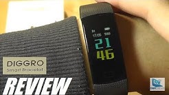 REVIEW: DIGGRO DB-07 - Budget Color Fitness Tracker ($20)