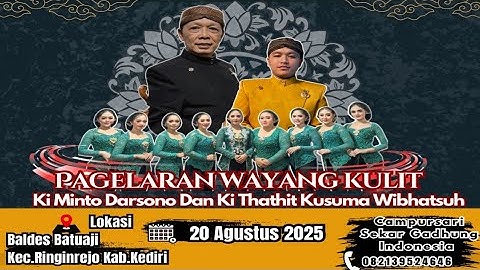 🛑 WAYANG KULIT DALANG KI MINTO DARSONO & KI THATHIT K.W. // LKN ;"WAHYU KATENTREMAN" // LIVE BATUAJI
