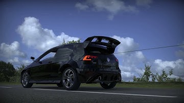 VW Golf From NFS No Limits rendered without motion blur...
