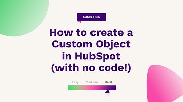 How to create a Custom Object in HubSpot (with no code!) | HubSpot Help
