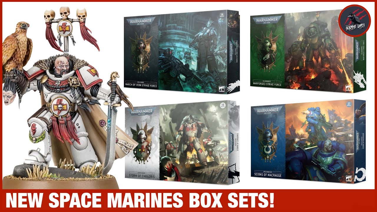 NEW SPACE MARINES BATTLE BOXES REVEALED! Iron Hands, Salamanders, White