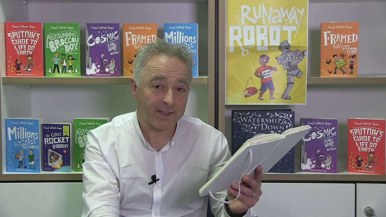 Frank Cottrell Boyce reads from Runaway Robot - YouTube